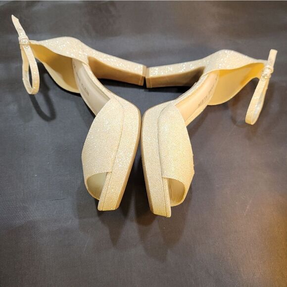 BRAND NEW ANNE KLEIN PEEP TOE BLOCK STILETTOS SANDAL - Picture 3 of 12